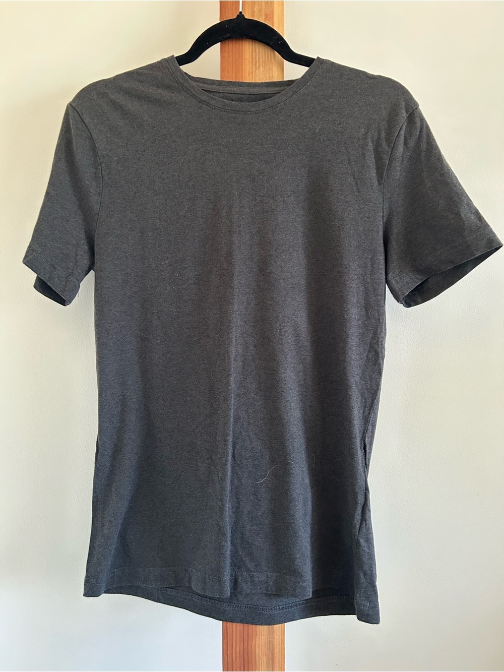 H&M Men's Short Sleeve Crew Neck T-Shirt - Dark Gray